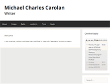 Tablet Screenshot of michaelcharlescarolan.com